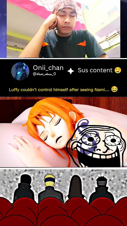 Naruto squad reaction on Luffy x Nami😁😁😁