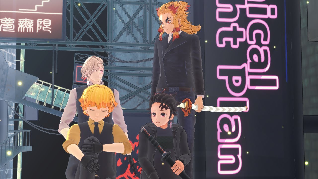 【鬼滅のMMD】シニカルナイトプラン(炎音柱・炭治郎・善逸)