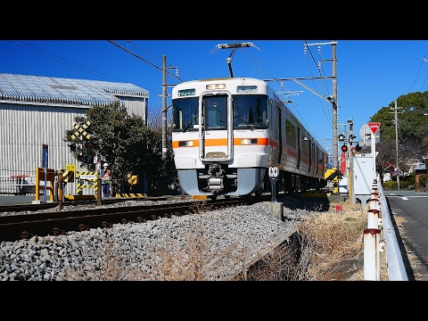JR 身延線【No.48】第三西堀踏切・通過・走行映像 静岡県富士宮