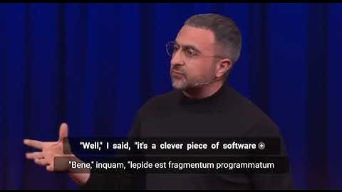 【TED Talk】What Is an AI Anyway? | Mustafa Suleman | Latin with English subtitles