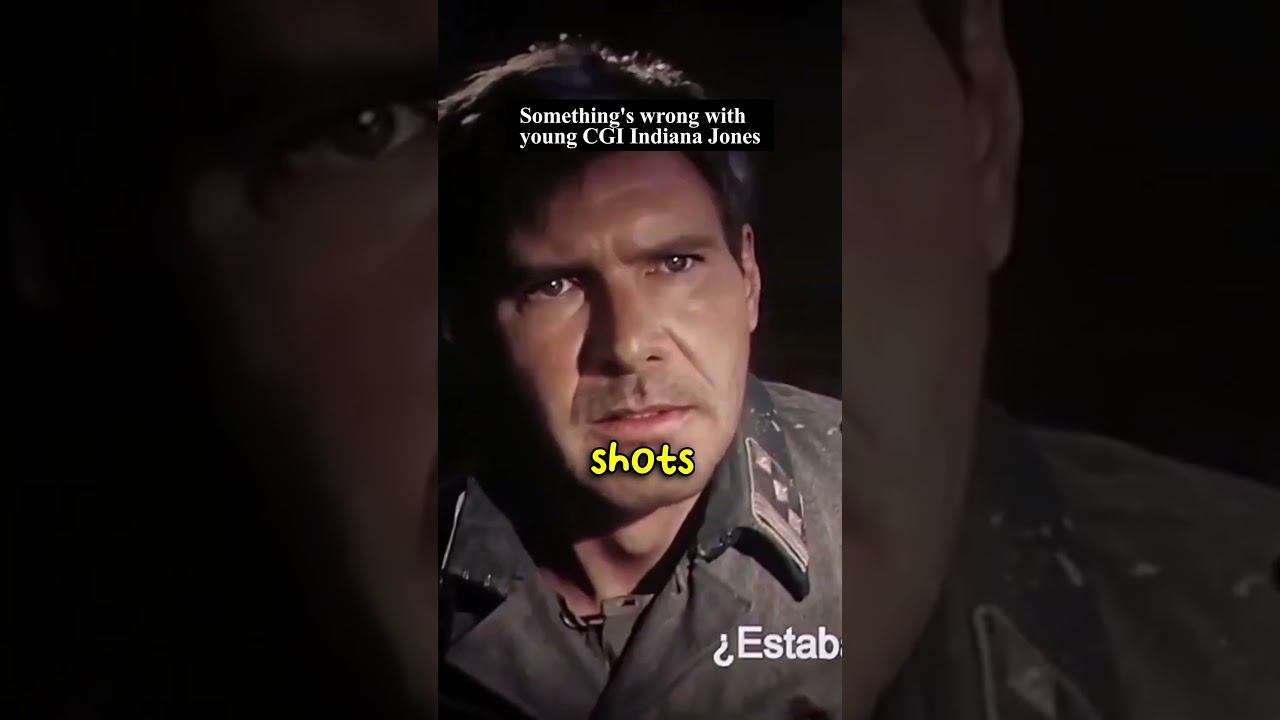 Что-то не так с молодым компьютерным персонажем Харрисоном Фордом — Индиана Джонс: Диск судьбы