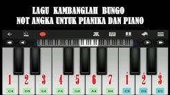 Belajar Piano&Pianika "Kambanglah Bungo" Dengan Not Angka.  - Durasi: 1:33. 
