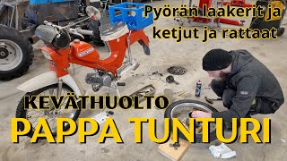 Pappa Tunturi (Finish moped) spring service