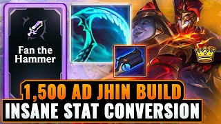 Multiplicative Ad Stacking 1500 Ad Jhin One Shots League Arena Gameplay