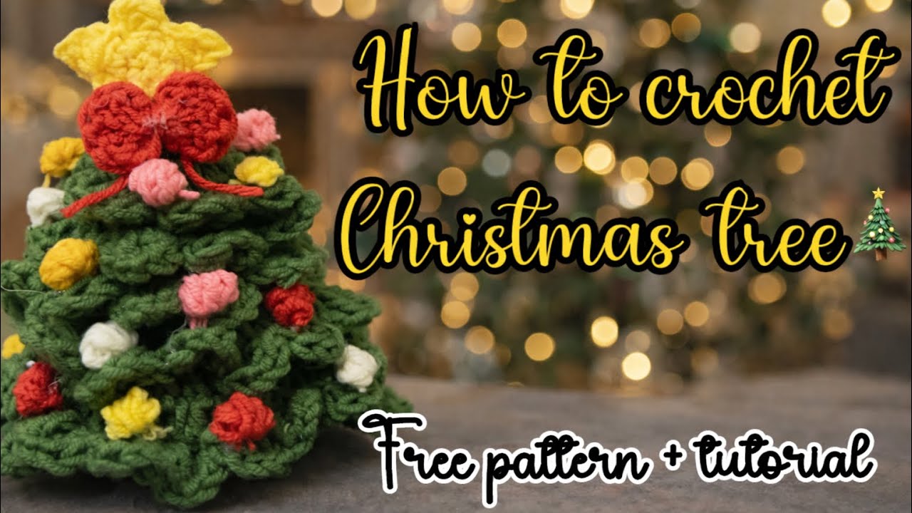 🎄 crochet Christmas tree decorations🎄free pattern +step by step - YouTube