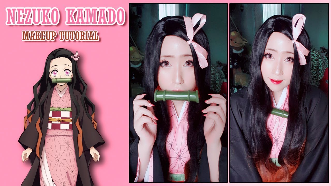 ❤ Kamado Nezuko - Kimetsu no Yaiba ❤ ||【Cosplay Makeup Tutorial】