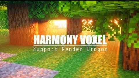TOP 1 SHADER MCPE 1.19 || HARMONY VOXEL - SUPPORT RENDER DRAGON