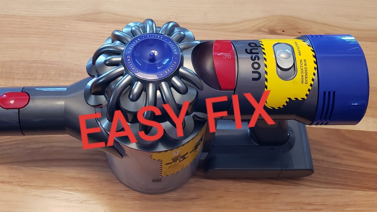 Mig Sober Teoretisk Dyson V6- V7- V8 Pulsate Problem EASY 15 Second FIX - YouTube