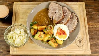 The secret of perfect roast meat with a delicious mustard sauce 👍