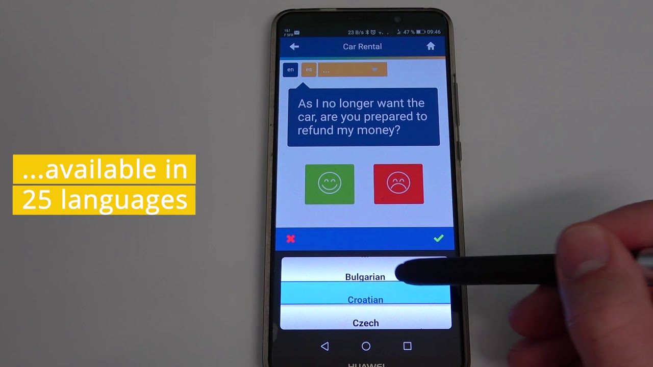 How to use the app "ECC-Net: Travel"