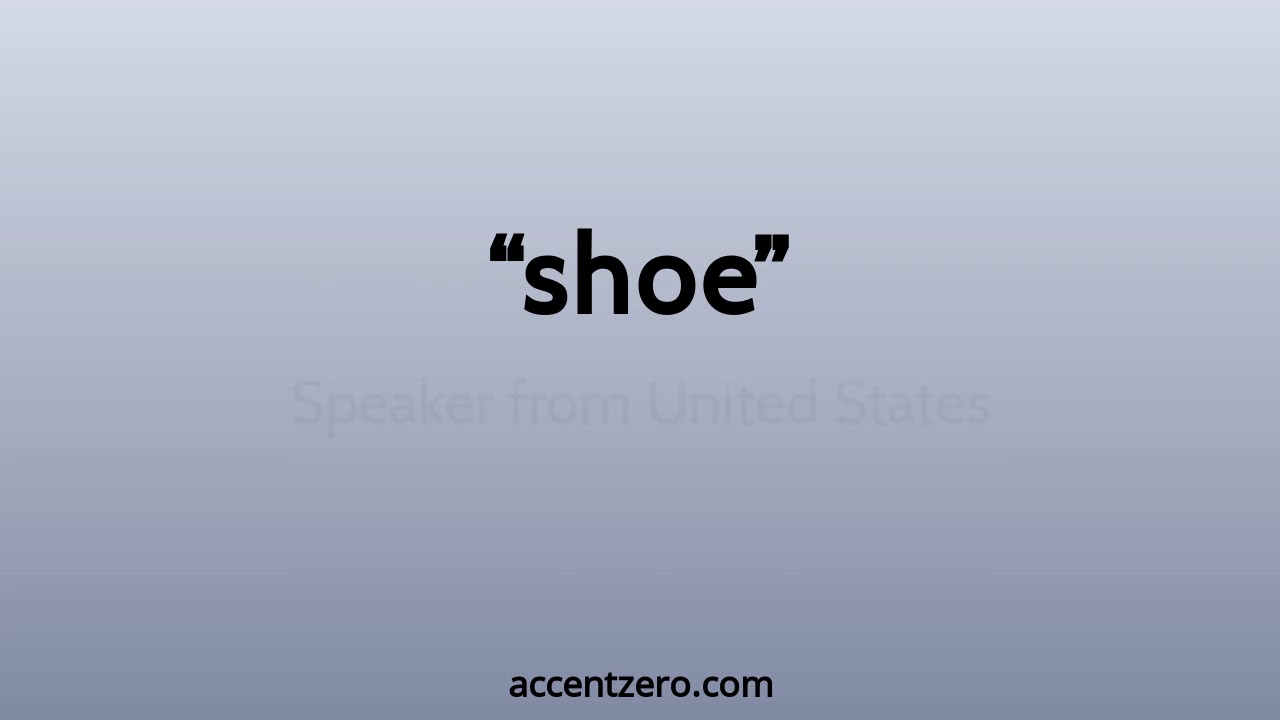 Pronounce "shoe" Russian accent vs. native U.S. YouTube