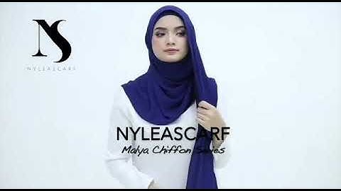 [Tutorial] Malya Chiffon Instant Shawl | AlmazHijabi.Com