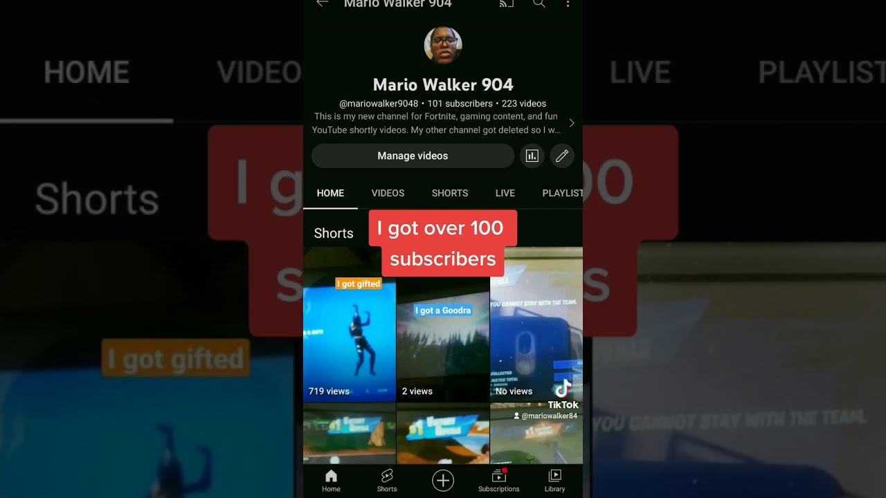 I hit 100 subscribers on Youtube #100subscribers #youtube