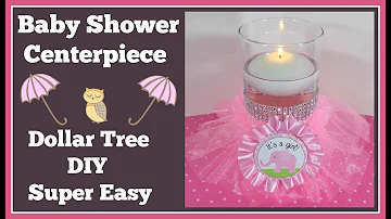 Baby Shower Centerpiece 🌸 Dollar Tree Diy Super Easy