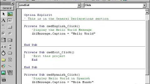 Code window views- vb6 tutorial 7