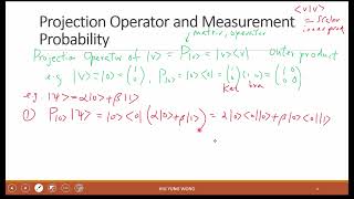 L5-1 (Ch3) Projection Operator and Measurement and Expectation Value
