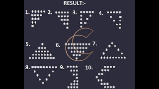 How To Make Star Pattern In C Language . || Pattern Part 8.