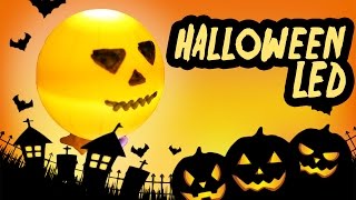 【DIY】ハロウィンナイト鮮かに光る！100均で作るLEDライト How to make halloween LED【ライフハック】便利裏技“萬聖節"