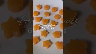 healthy fruits gummies 🍊🍊 #food #gummies #healthy