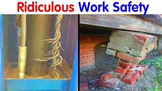 “Looks Like An OSHA Violation But OK”: 50 Examples Of Ridiculous Work Safety (Best Of All Time)