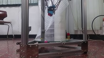 side view of 4th axis flying extruder