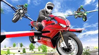 Flying Motorbike Simulator - Android Gameplay FHD screenshot 5
