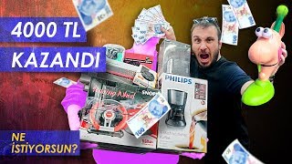 4000TL ÖDÜL İÇİN EKİP KARIŞTI | OYUN KAZAN PARA KAP | NE İSTİYORSUN?