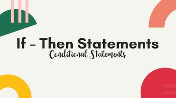 CONDITIONAL STATEMENTS PART 1