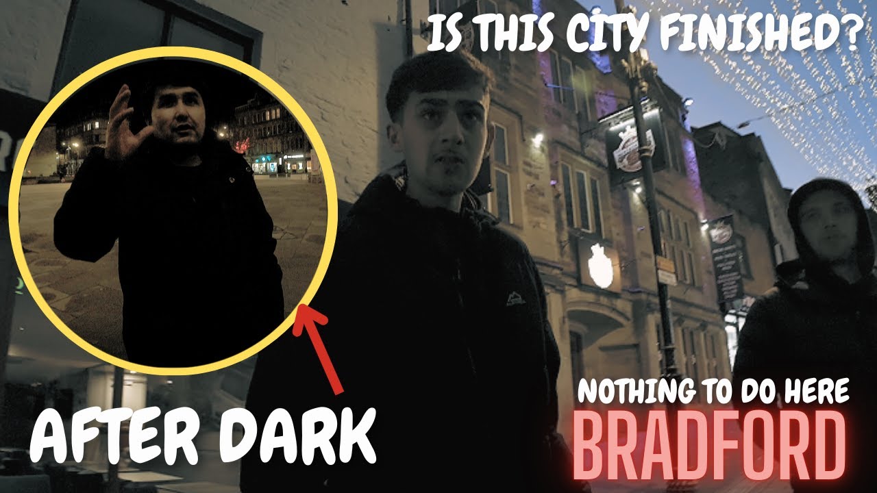 BRADFORD: LAST WEEK HE WAS WALKING THIS WEEK HE HAS NO LEG NIGHTLIFE SOCIAL OVERLAP