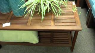 Outdoor Wood Patio Coffee Table