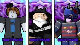 Using NIGHTMARE IPS Members FAVORITE Animations In Roblox Bedwars..