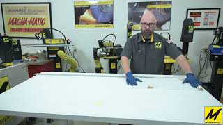 Air filter surface area comparison between 1" and 4" deep filters for the MAG-200 Dust Collector.