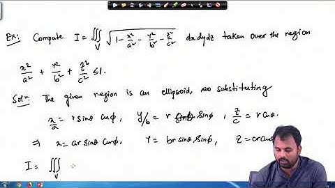 Lecture 31 : Volume Integral, Gauss Divergence Theorem