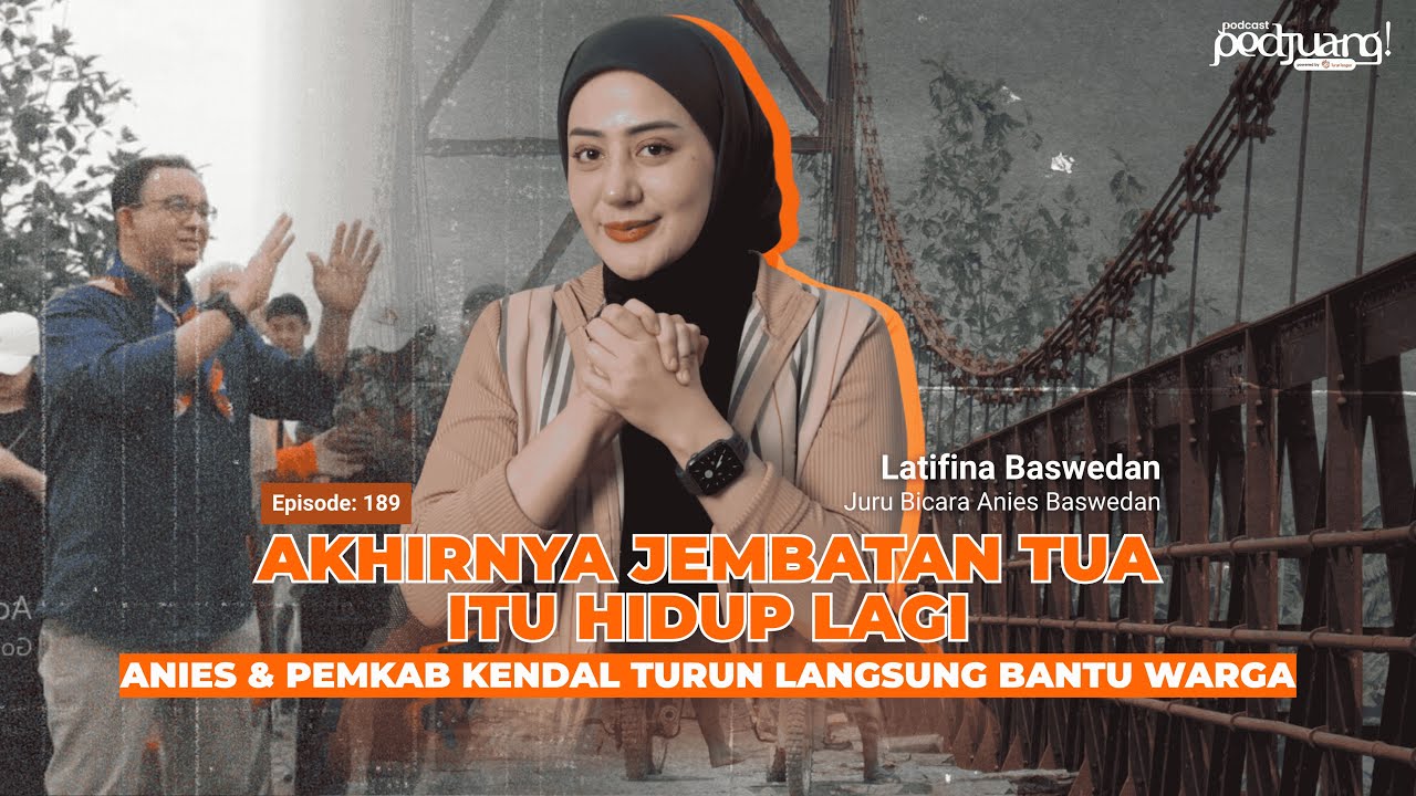 Anies dan Pemkab Kendal Merenovasi Jembatan Gantung Warisan Kolonial