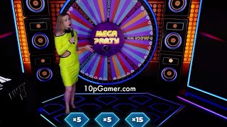 New Live Casino Wheel Fashion TV Mega Party Gameshow Session £10! screenshot 1