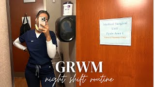 GRWM: night shift routine as a day shift nurse