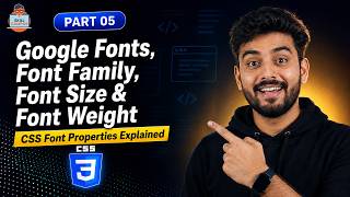 CSS Font Properties Explained Google Fonts, Font Family, Font Size & Font Weight