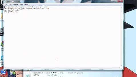 How to Change your Realmlist for World of Warcraft