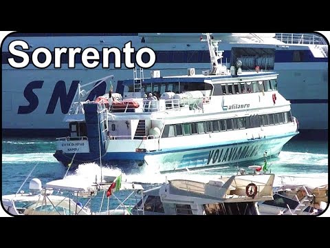 Alilauro Volaviamare Hydrofoil - Sorrento, Italy - YouTube