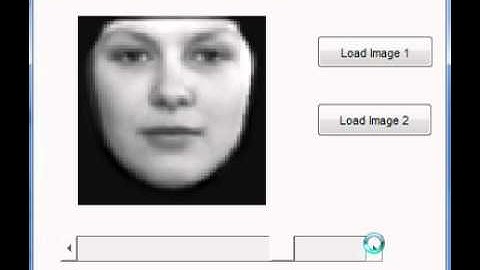 Morphing from one face to another