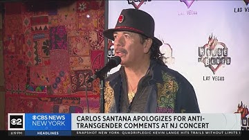 Carlos Santana apologizes for anti-trans comments at New Jersey show