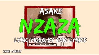 Asake Nzaza Lyric Video