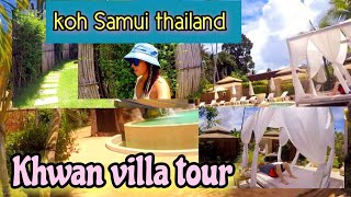 KHWAN BEACH RESORT MAENAM THAILAND VILLA TOUR||VhandzkyVlog