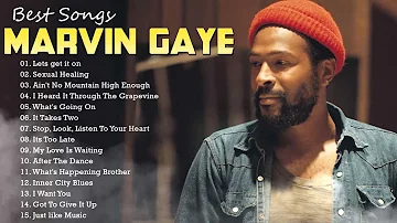 Marvin Gaye Greatest Hits Playlist 70s 80s - Best Songs Marvin Gaye Full Album