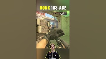 Donk Match WINNING 1v3-ACE Clutch!!🎯💥#cs2 #donk #gamingshorts