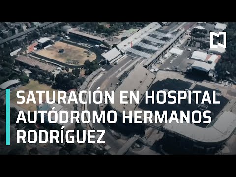 Saturación en hospital temporal IMSS Autódromo Hermanos Rodríguez - En Punto