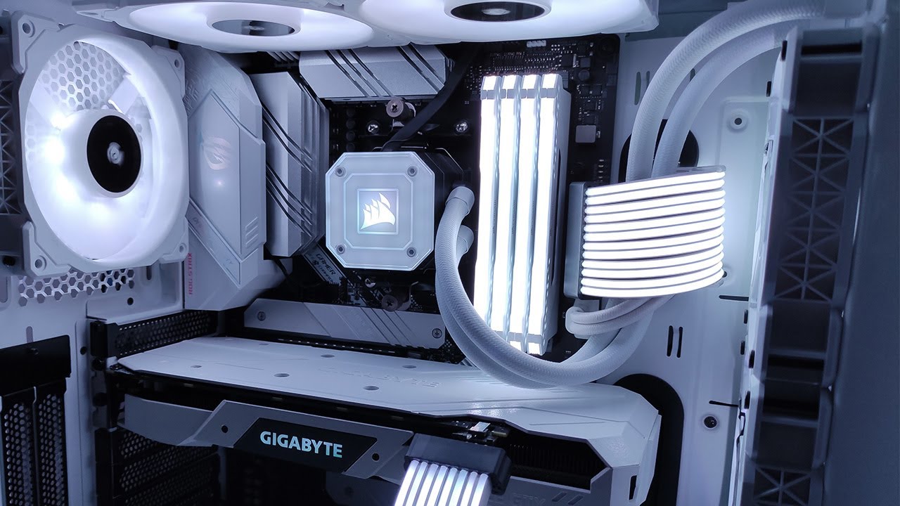 Ryzen 3 3300X 1660 Super Corsair 465X White Themed PC Build YouTube