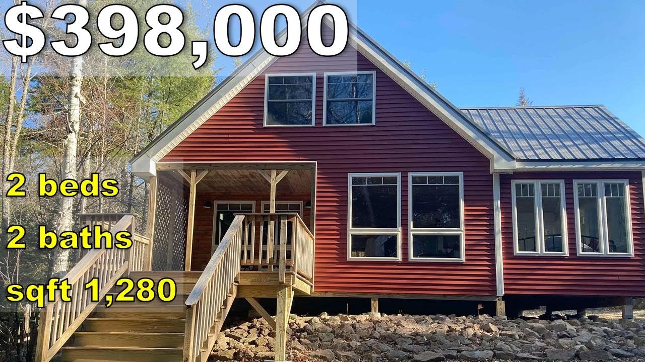 Tour of a Charming Lakefront Cottage in Robbinston Homes for sale in Maine YouTube