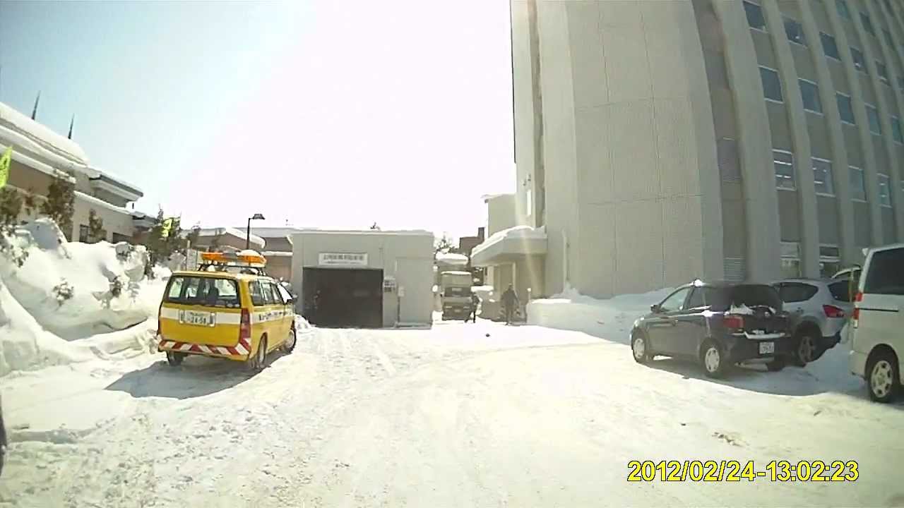 【滝川市】大激突!?滝川市役所大惨事!Crash!? TAKIKAWA City hall catastrophe YouTube