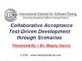 Software Testing Training | Collaborative Acceptance Test-Driven Development through Scenarios